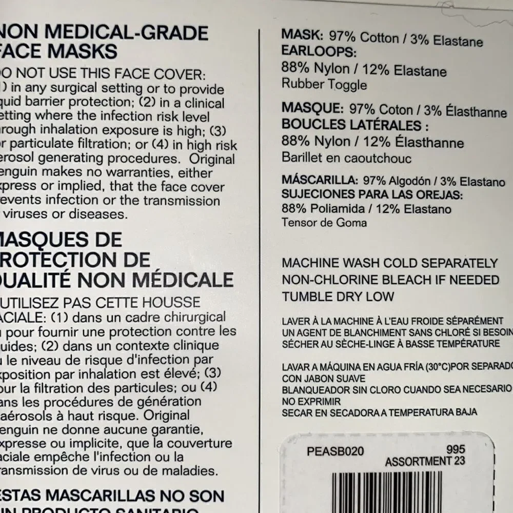 Perry Ellis Set of three Face Masks! - Picture 4 of 6